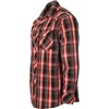 image:imageGioberti Mens Western Plaid Long Sleeve Shirt with Pearl Snapon1094w  Red  Black  White