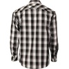 image:imageGioberti Mens Western Plaid Long Sleeve Shirt with Pearl Snapon1095w  Black  White Checkered