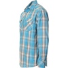 image:imageGioberti Mens Western Plaid Long Sleeve Shirt with Pearl Snapon1096w  Teal  Brown  White