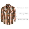 image:imageGioberti Mens Western Plaid Long Sleeve Shirt with Pearl Snapon1099w  Red  Yellow  Black