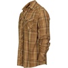 image:imageGioberti Mens Western Plaid Long Sleeve Shirt with Pearl Snapon1w  Khaki  Brown  Turquoise