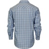 image:imageGioberti Mens Western Plaid Long Sleeve Shirt with Pearl Snapon211w  Light Blue  Yellow  White
