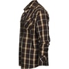 image:imageGioberti Mens Western Plaid Long Sleeve Shirt with Pearl Snapon252w  Charcoal  Orange  White