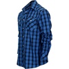 image:imageGioberti Mens Western Plaid Long Sleeve Shirt with Pearl Snapon294w  Blue  Black