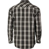 image:imageGioberti Mens Western Plaid Long Sleeve Shirt with Pearl Snapon632w  Black  White