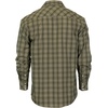 image:imageGioberti Mens Western Plaid Long Sleeve Shirt with Pearl Snapon6w  Sage  Olive  Khaki