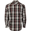 image:imageGioberti Mens Western Plaid Long Sleeve Shirt with Pearl Snapon724w  Black  Red