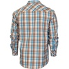 image:imageGioberti Mens Western Plaid Long Sleeve Shirt with Pearl Snapon995w  Blue  Khaki  White