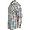 image:imageGioberti Mens Western Plaid Long Sleeve Shirt with Pearl Snapon995w  Blue  Khaki  White