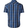 image:imageGioberti Mens Western Short Sleeve Plaid Shirt WPearl Snapon ButtonsBlueNavyWhite X Large