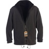 image:imageGioberti Mens Zip Up Reversible Polar Fleece Heavy JacketBlack  Charcoal