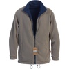 image:imageGioberti Mens Zip Up Reversible Polar Fleece Heavy JacketNavy  Gray