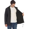image:imageGioberti Mens Zip Up Reversible Polar Fleece Heavy JacketOlive  Charcoal