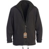 image:imageGioberti Mens Zip Up Reversible Polar Fleece Heavy JacketOlive  Charcoal