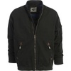image:imageGioberti Mens 100 Cotton Sportwear Full Zipper Twill Bomber JacketBlack