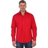 image:imageGioberti Mens 100 Cotton Twill Oxford Shirt with Contrast Red Medium