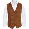 image:imageGioberti Mens 5 Button Faux Suede VestCamel