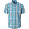1096 - Teal / Brown / White