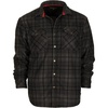 image:imageGioberti Mens Checkered Flannel Jacket With Velvet Underlining34  Charcoal  Black