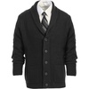 Charcoal - With Faux Suede Elbow Patch