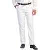 image:imageGioberti Mens Hidden Expandable Waist Dress PantsWhite