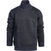 image:imageGioberti Mens Knitted Turtleneck Collar Pullover Sweater with Soft Brushed Flannel LiningBlue
