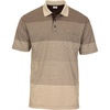 image:imageGioberti Mens Multiple Stripe Polo Shirt with PocketBrown  Style 945