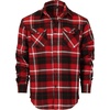 1017 - Red / Burgundy / Black & Gray Contrast