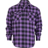 1115 - Purple / Black Check Plaid