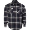 971 - Navy / Orange Plaid