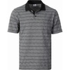 image:imageGioberti Mens Regular Fit Yarn Dye Striped Short Sleeve Polo Shirt with PocketBlack  Style 942