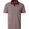 image:imageGioberti Mens Regular Fit Yarn Dye Striped Short Sleeve Polo Shirt with PocketBurgundy  Style 942