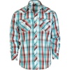 1091w - Turquoise / Red / Black