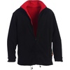 image:imageGioberti Mens Zip Up Reversible Polar Fleece Heavy JacketBlack  Red