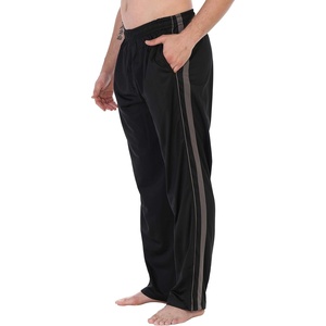 image:imageGioberti Mens Athletic Track Pants with Zip BottomBlack  Charcoal