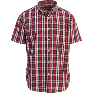 image:imageGioberti Mens Casual Plaid Button Down Short Sleeve Shirt1055  Red  Navy  White