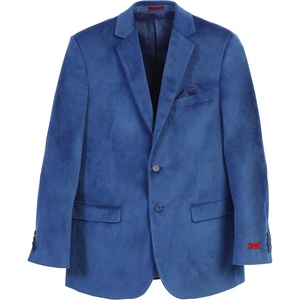 image:imageGioberti Mens Formal Super Soft Velvet Blazer JacketRoyal Blue
