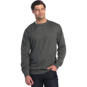image:imageGioberti Mens Jacquard Crew Neck Pullover SweaterCharcoal