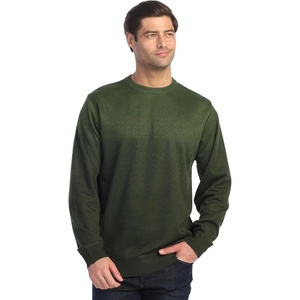 image:imageGioberti Mens Jacquard Crew Neck Pullover SweaterOlive