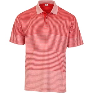 image:imageGioberti Mens Multiple Stripe Polo Shirt with PocketRed  Style 945