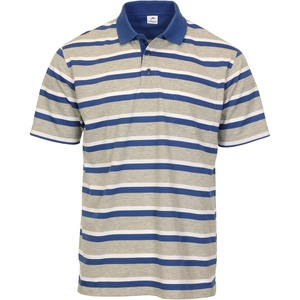 image:imageGioberti Mens Multiple Stripe Polo Shirt with PocketRoyal  Style 946