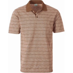 image:imageGioberti Mens Regular Fit Yarn Dye Striped Short Sleeve Polo Shirt with PocketCamel  Style 942