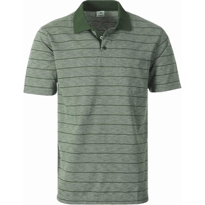 image:imageGioberti Mens Regular Fit Yarn Dye Striped Short Sleeve Polo Shirt with PocketOlive  Style 942