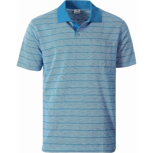 image:imageGioberti Mens Regular Fit Yarn Dye Striped Short Sleeve Polo Shirt with PocketRoyal  Style 942